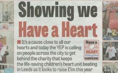Yorkshire Evening Post say “Have a Heart” for CHSF