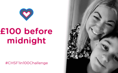 #CHSF1in100Challenge: £100 before midnight
