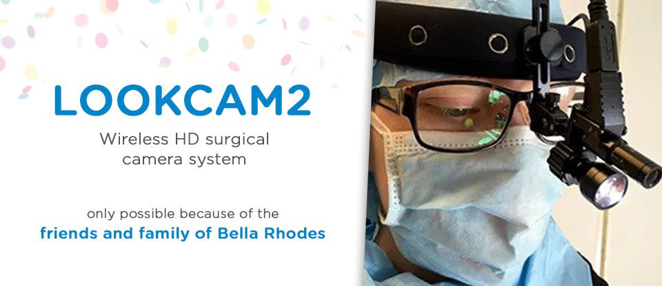NEW HD HEAD CAMERA FOR SURGEONS THANKS TO RHODES FAMILY