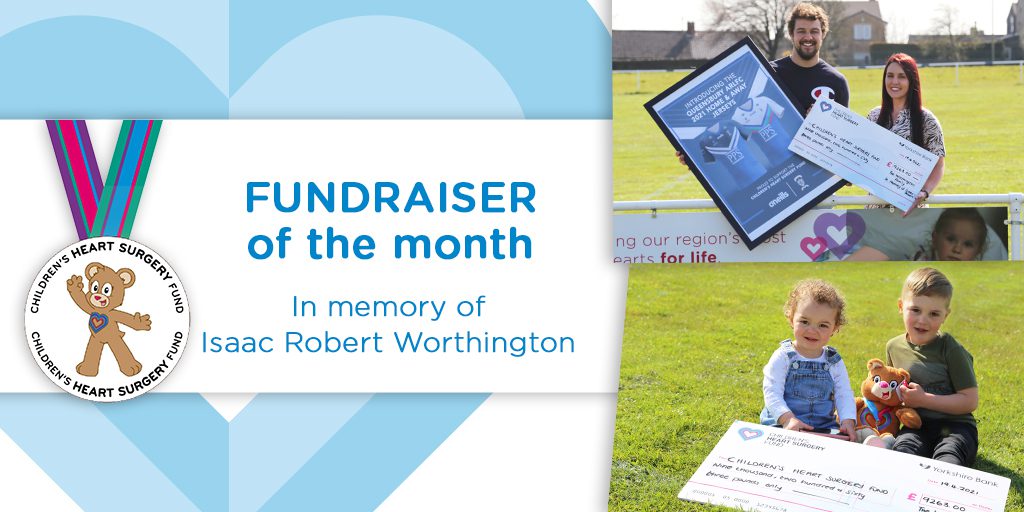 Fundraiser of the Month: In memory of Isaac Robert Worthington