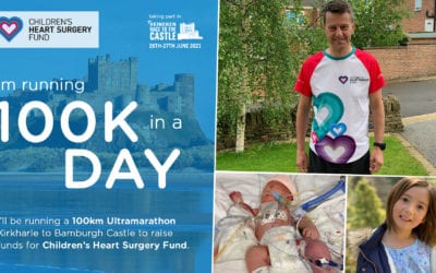 CHSF Chair’s ultramarathon fundraiser for hospital heart unit which saved his daughter’s life