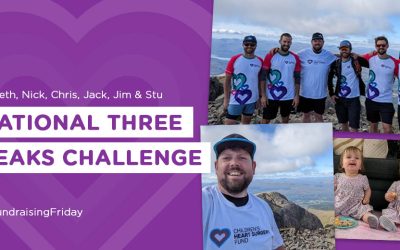 Heart dad and friends take on National Three Peaks challenge