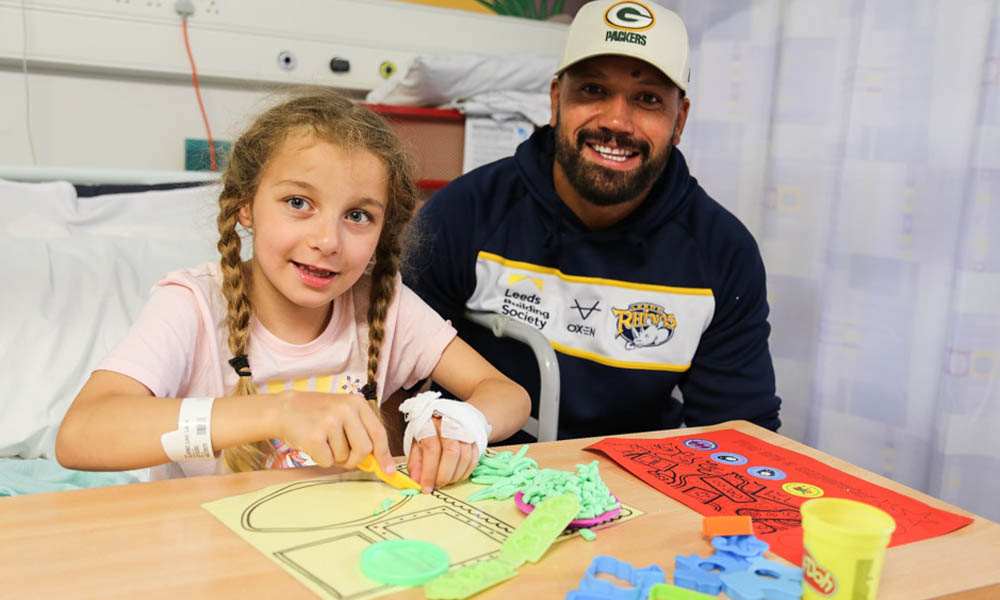 Zane Tetevano visits children’s heart ward days after his own heart procedure