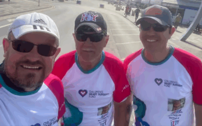 Heart dad, grandad and uncle ride 150 miles inspired by Isabel