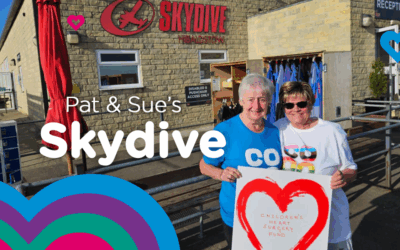 Pat & Sue’s Skydive for CHSF
