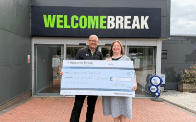Heart hero inspires Welcome Break Charitable Fund donation