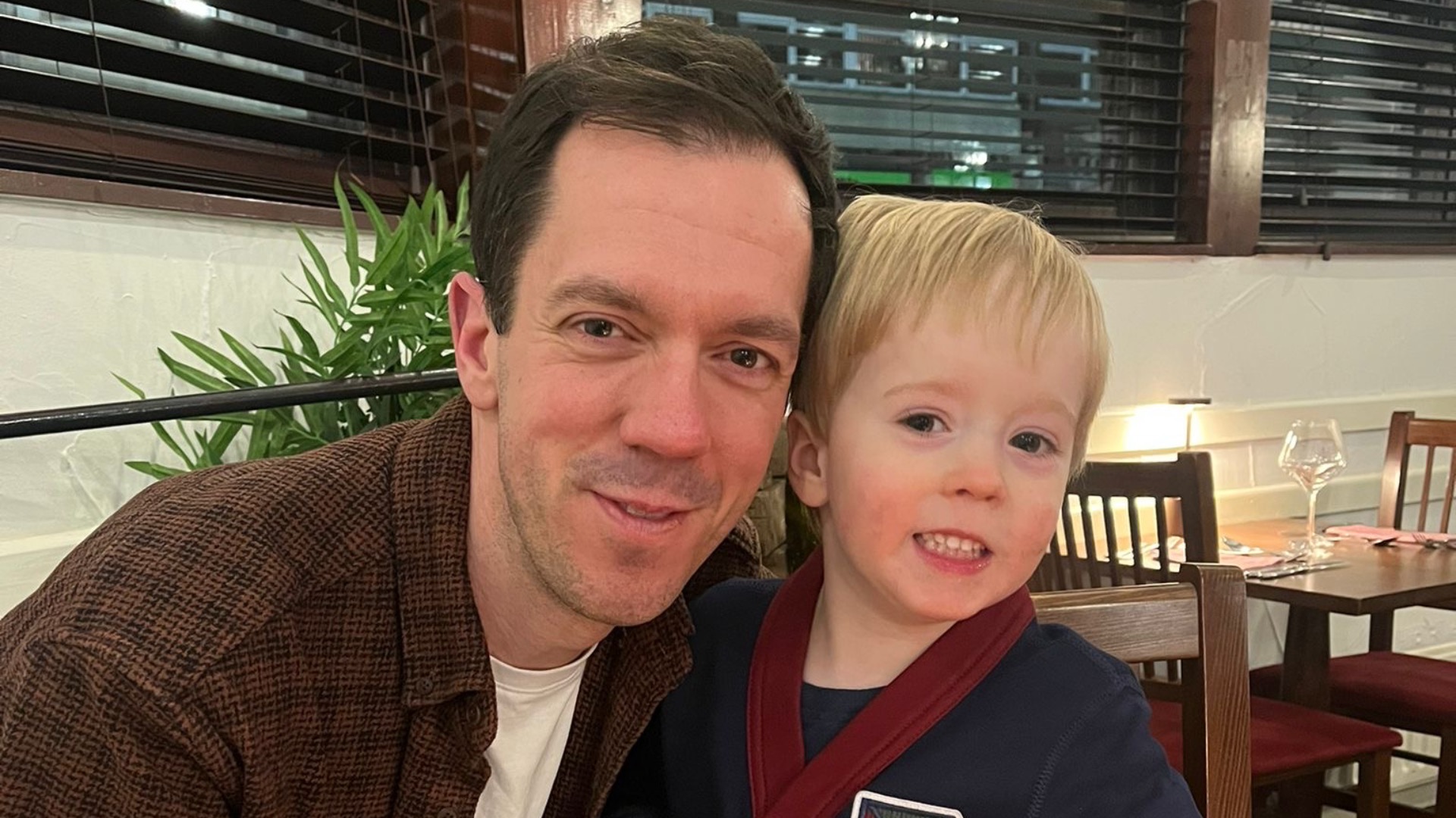 Andy with his son Arthur