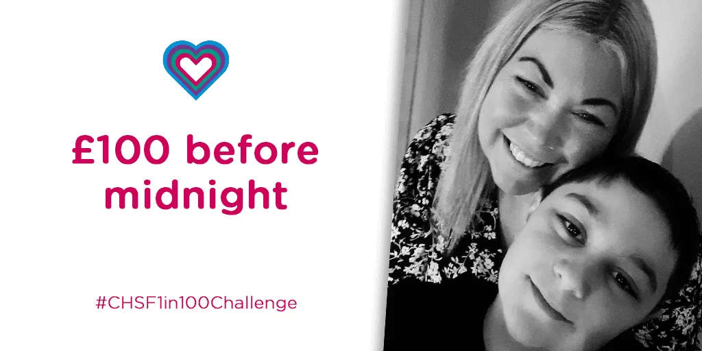 #CHSF1in100Challenge: £100 before midnight