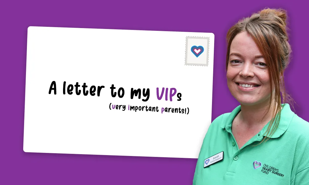 A Letter To Our VIP’s (very important parents)