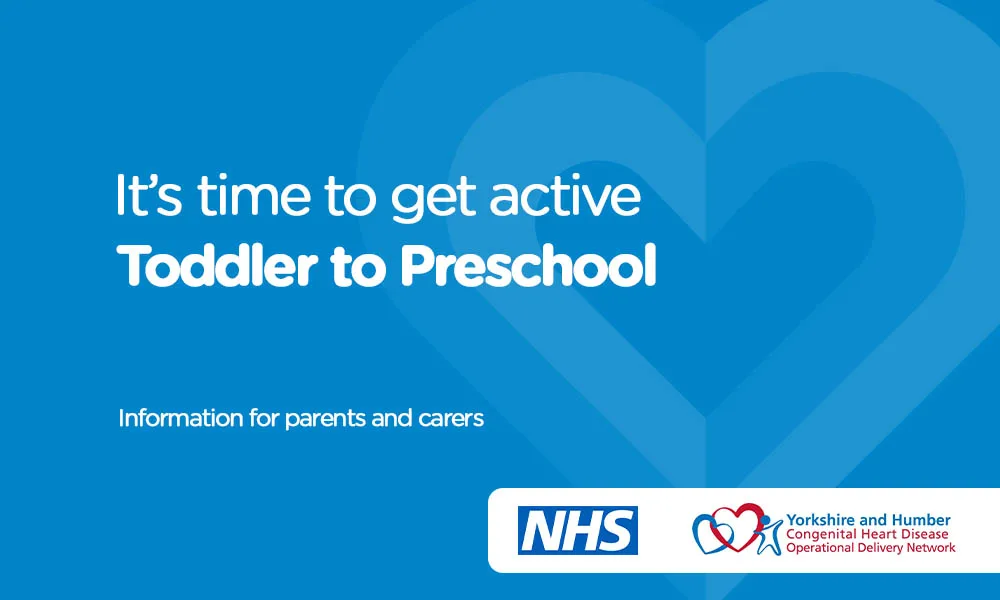 It’s time to get active: Toddler to Preschool