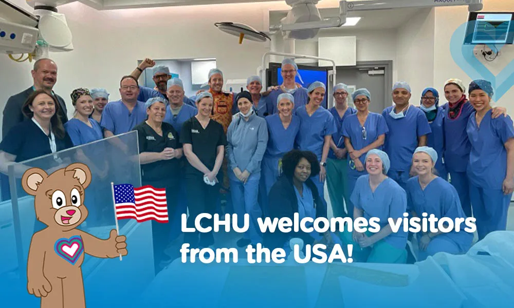 Cardiac visitors from across the pond!