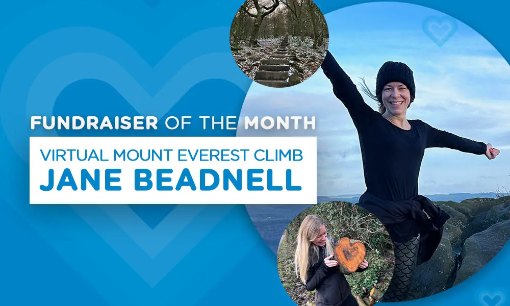 Fundraiser of the Month: Jane Beadnell Virtual Everest Climb