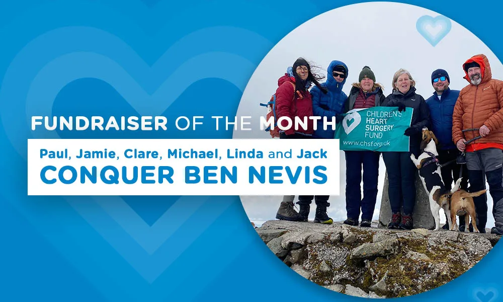 Fundraiser of the Month: Luna’s Challenge – Ben Nevis
