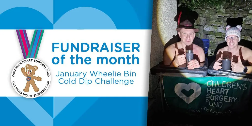 Fundraiser of the Month: Wheelie Bin Cold Dip Challenge