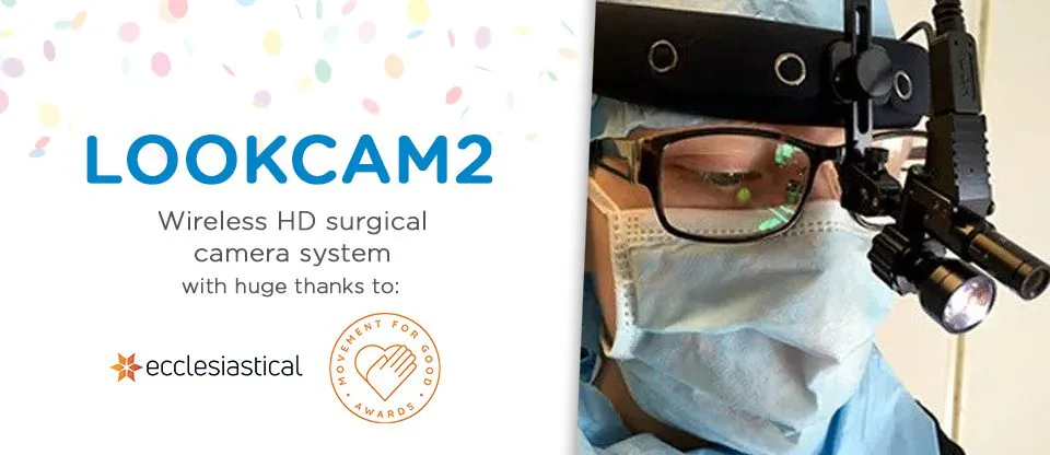 Surgical camera funded thanks to Ecclesiastical Insurance £1,000 boost