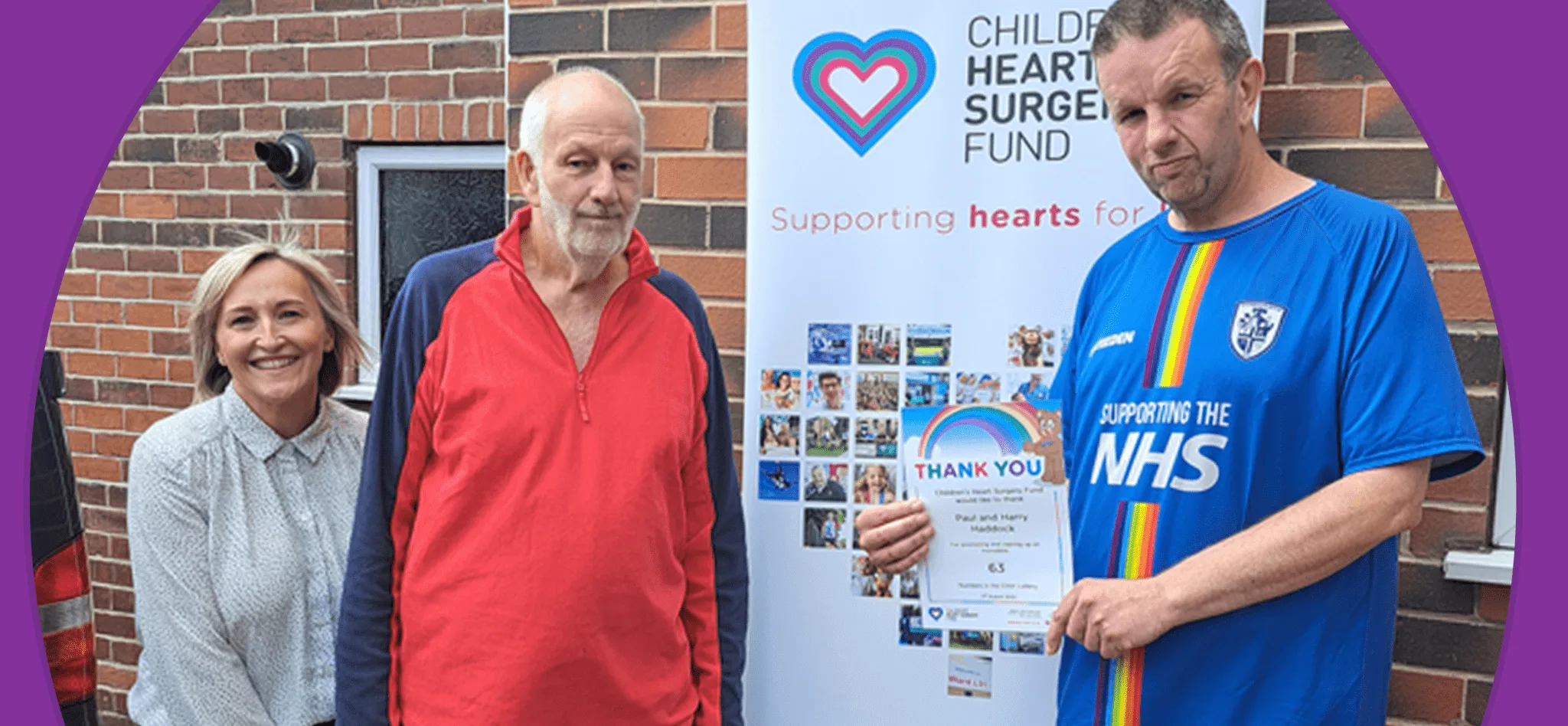 Heart Dad Harry is feeling lucky on the CHSF Lottery