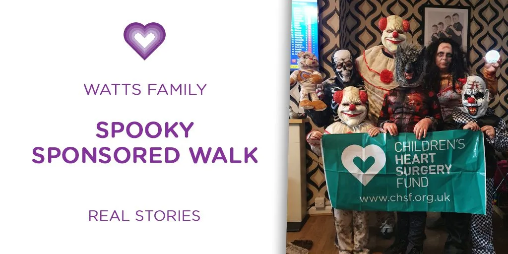 REAL STORIES: Watts Family’s Spooky Sponsored Walk