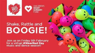 Shake, Rattle and Boogie for #WearRedDay