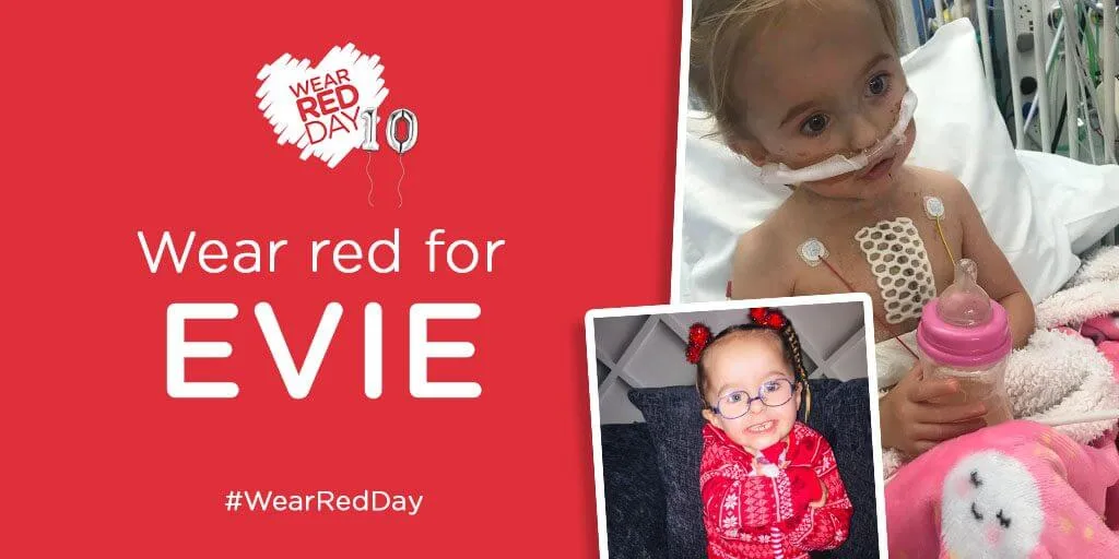 WEAR RED FOR EVIE