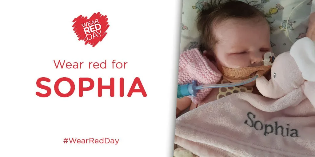 WEAR RED FOR SOPHIA