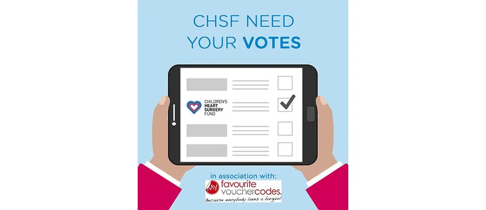 Support hearts of life by voting for CHSF