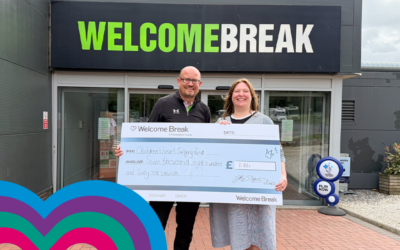 A year of support from Welcome Break Charitable Fund