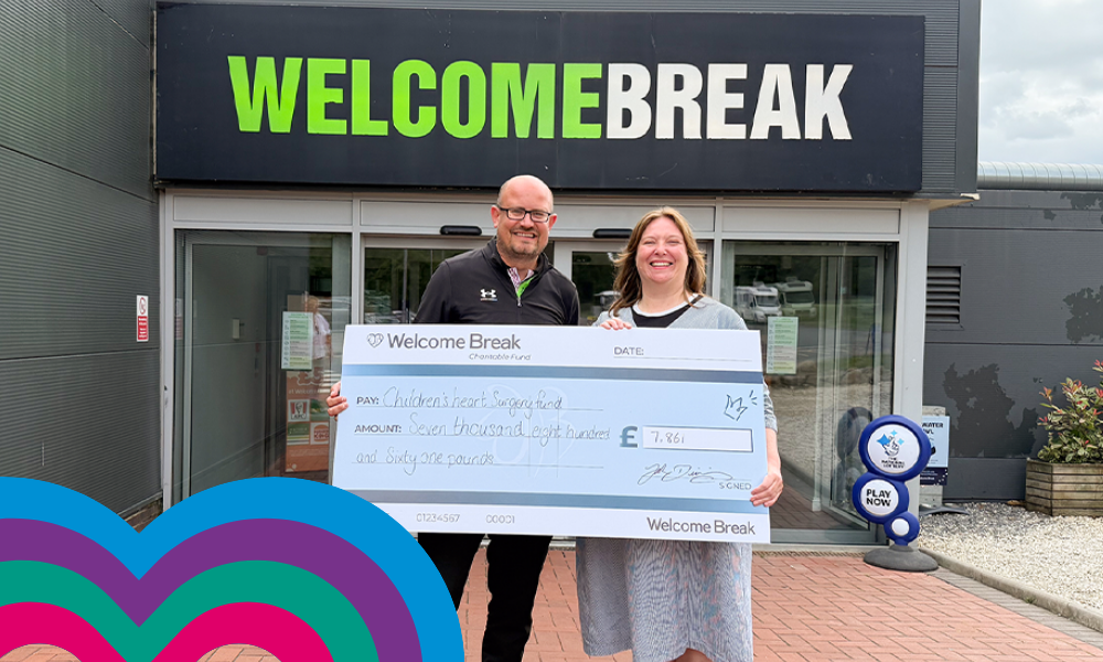 A year of support from Welcome Break Charitable Fund
