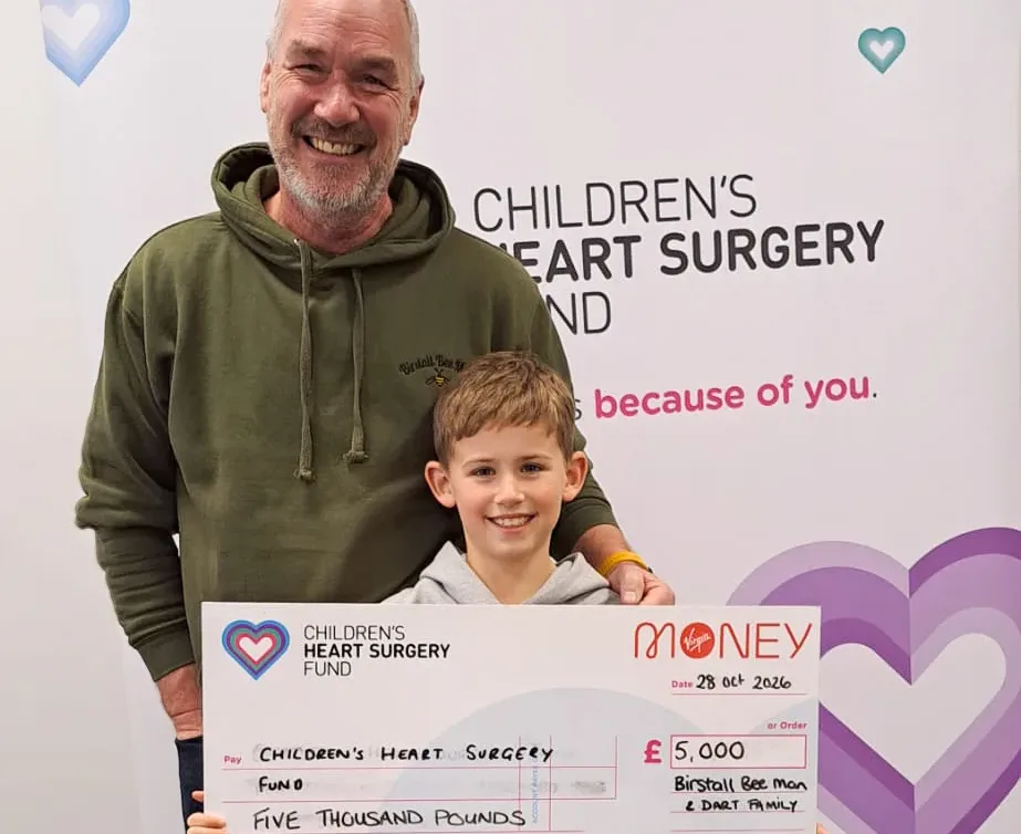 £5K to CHSF from Birstall Bee Man