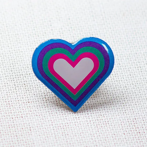 Heart Pin Badge